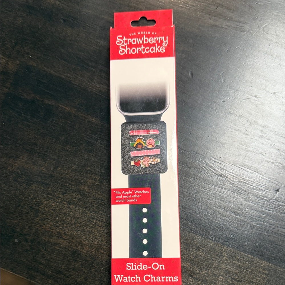 STRAWBERRY SHORTCAKE 4 pc Slide-On Watch Charms
